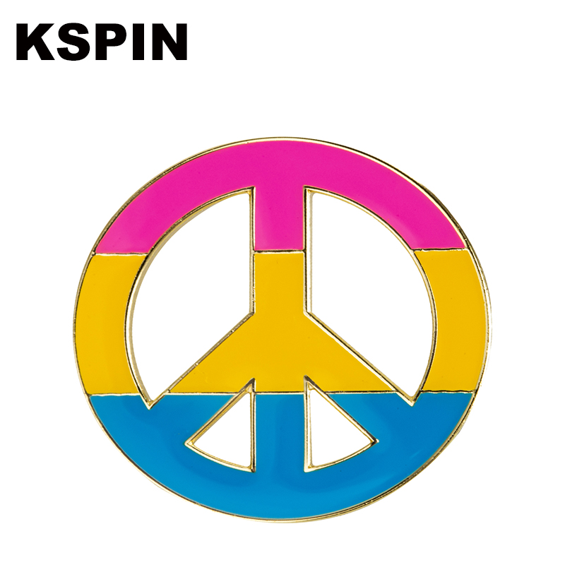 

Pansexual Flag Lapel Pin Flag badge Brooch Pins Badges 10Pcs a Lot