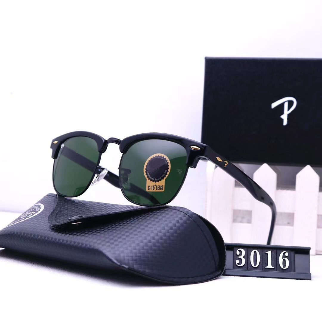

Designer sunglasses Fashion Polarized Sunglass popular men women luxury Metal Retro Design square UV resistant sun glass Casual Versatile eyeglasses with box