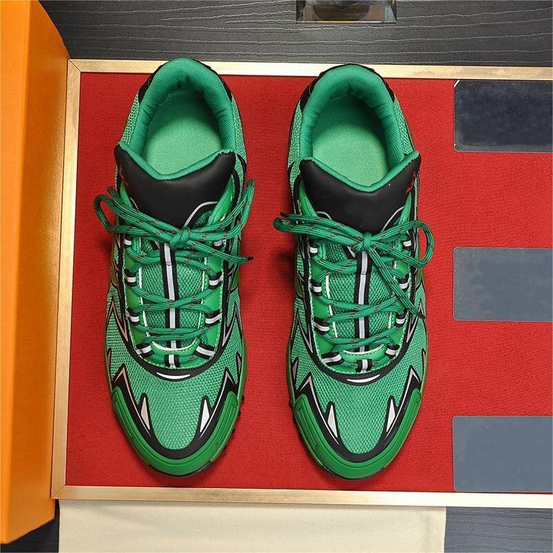 

Sports Sneakers Casual Shoes Men's Sports Sneakers Designer Luxury Men's Outdoor Walking Tennis Leather Rubber Low Top Platform Shoes Flower Pattern Print desingers, Color1