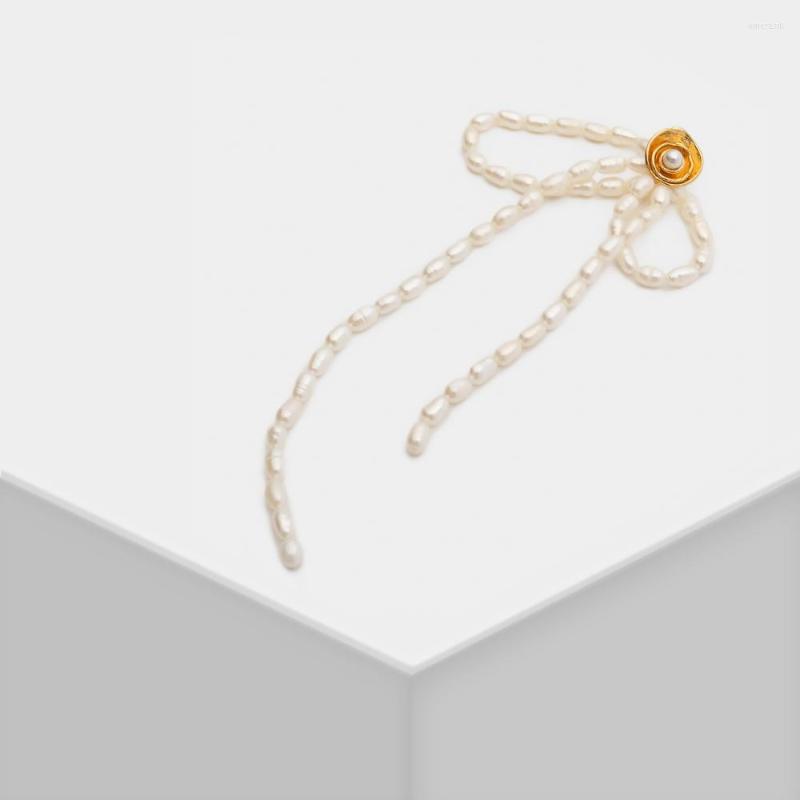 

Dangle Earrings Amorita Boutique Baroque Natural Pearl Bow Drop Single For Lady Showtime Gift Romantic Jewelry Accessories