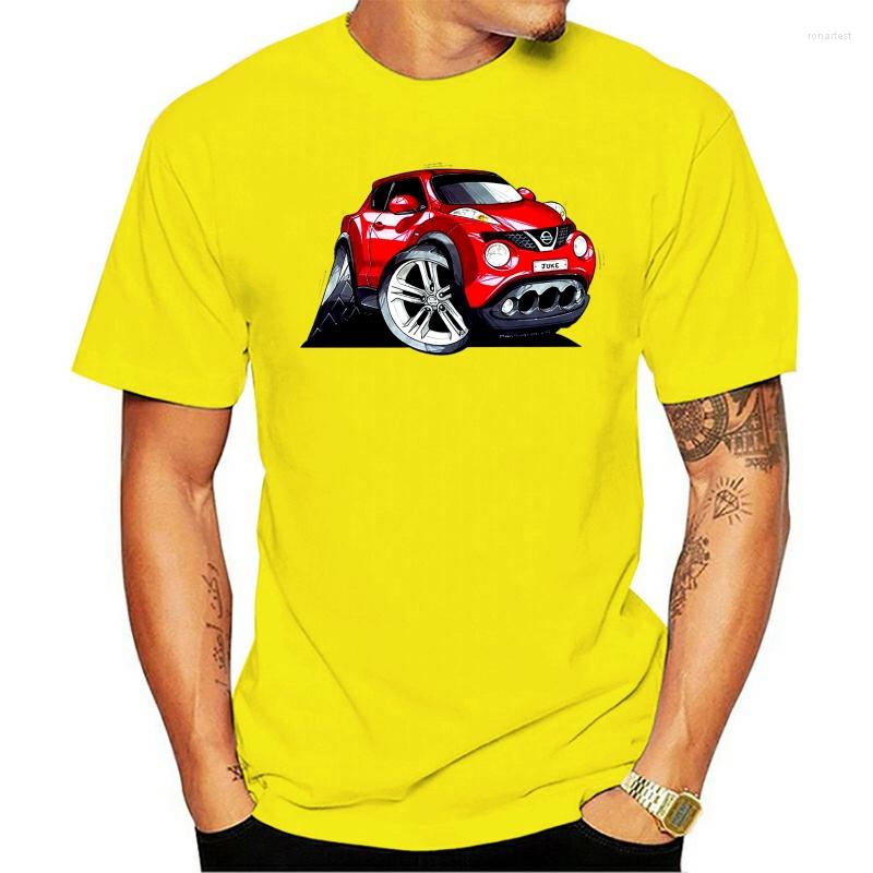 

Men' T Shirts Men Shirt Hipster O-Neck Tops Classic Japanese Car Fans Juke Red Printed Koolart Cartoon Whitemake At, White