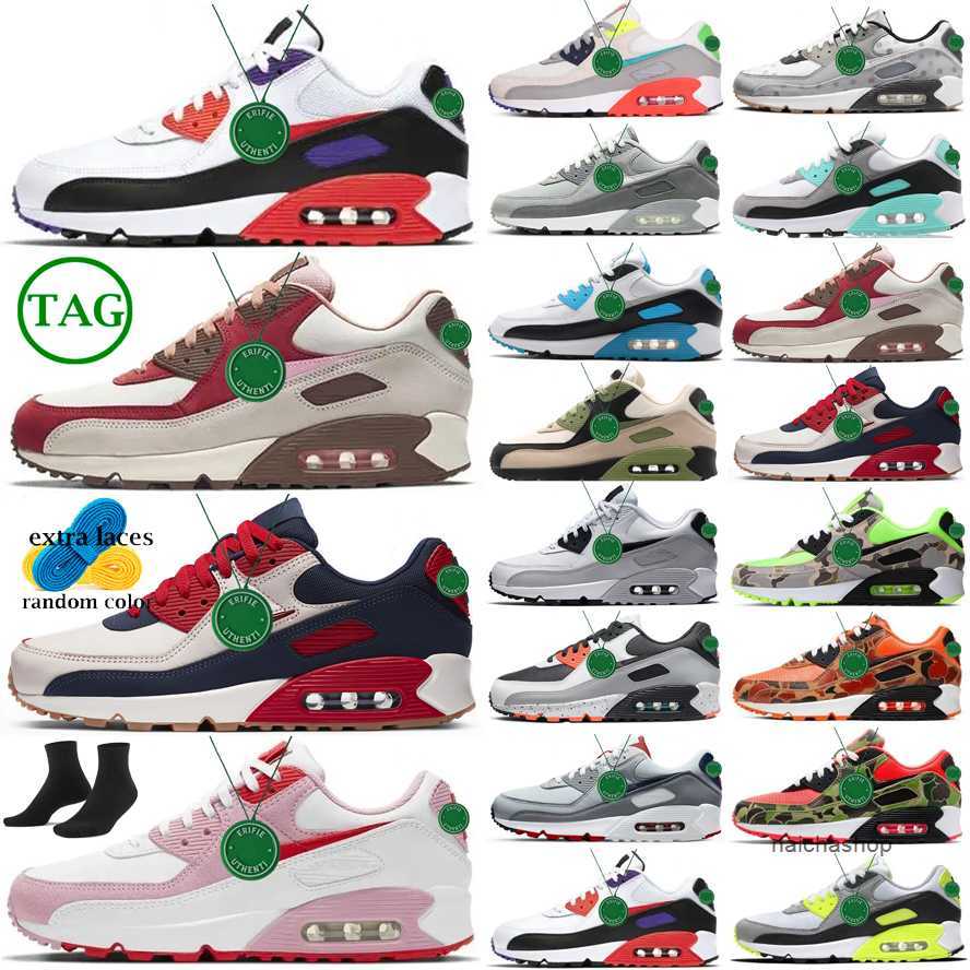 2023 Cushion 90 Chaussures de course Hommes Femmes Eton Mess Dunksb From Above GS Chaussure de sport Airs maxs Royal cool grey Bred Mixtape Trail