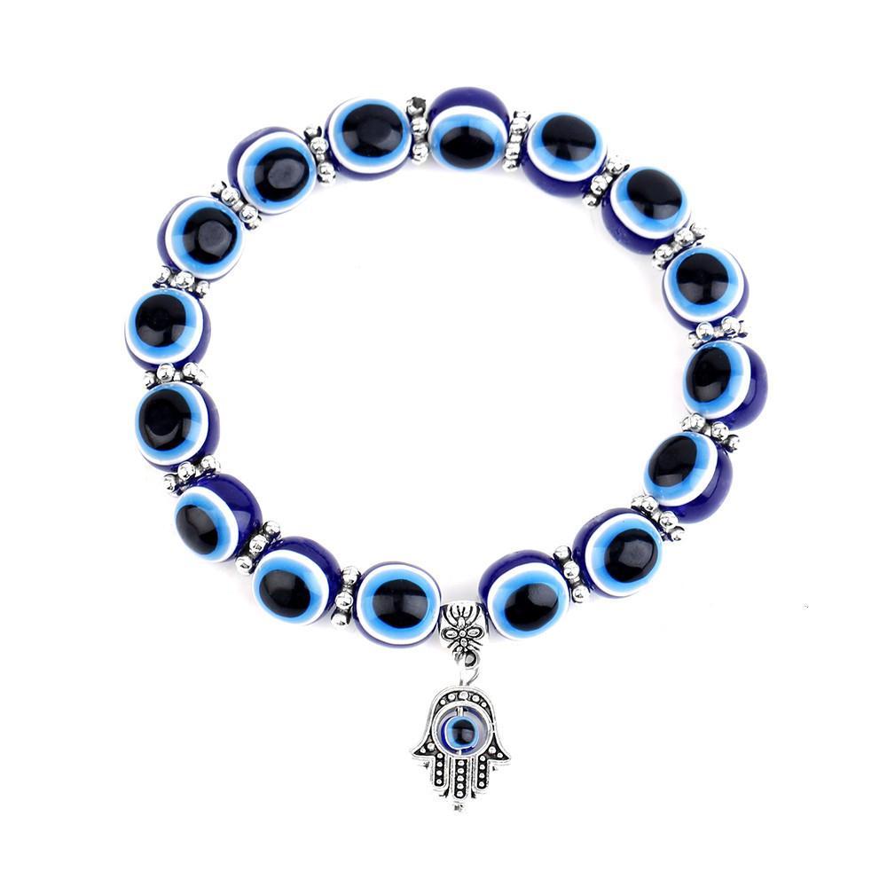 

Charm Bracelets Natural Stone Turkey Evil Eyes Bracelets Unisex Fashion Blue Eye Bracelet Party Jewelry Simple Evileye Hand Lucky Dr Dh3Pi