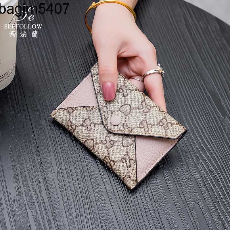 

Design Bag Ladies Purse 2023 New Card for Women's Ultra-thin Id Slot Leather Mini Compact Women, Maroon