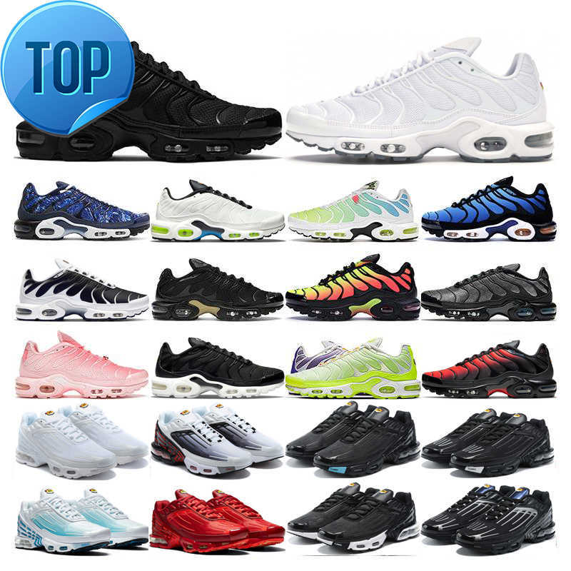 

TOP Running Shoes Running Shoes Sneakers Trainers Triple White Black Laser Blue Volt Glow Outdoor Sports Tn Plus 3 Tn Mens Women Oreo Womens, Sku_4 40-46