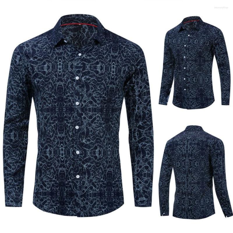 

Men' T Shirts Men Print Long Sleeve Buttons Longline Shirt T-shirt Casual Tops Soft Blouse Tee, Royal blue