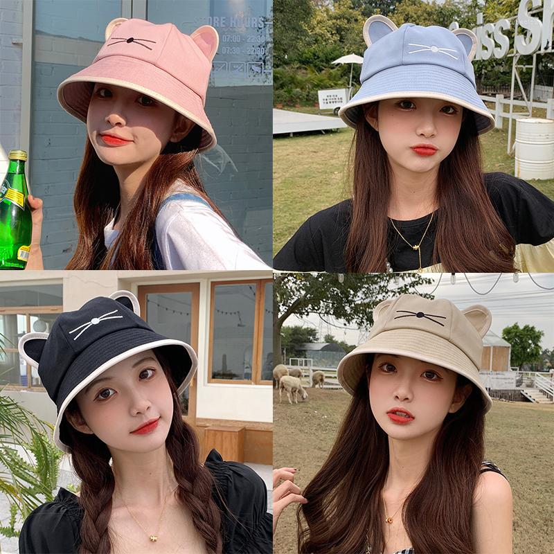 

Berets K142 Panama 2022 Fashion Women's Bucket Hat Summer Hats For Sun Face Cap Basin Fisherman's, Yellow