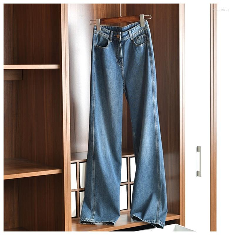 

Women's Jeans Women's Basic Wide Leg Pants Blue Retro Street Simple High Waist Straight Denim Trousers Japanese Harajuku