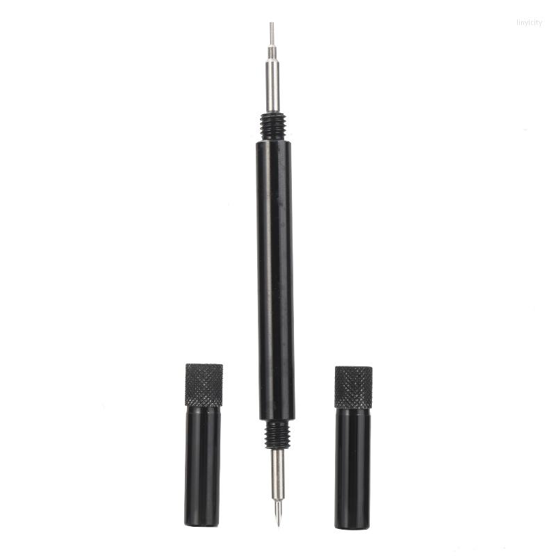

Watch Repair Kits V-edged Flat Tip Forked Link Pin Tool Black Spring Bar With Two Covers Clock Fitting Removing Steel
