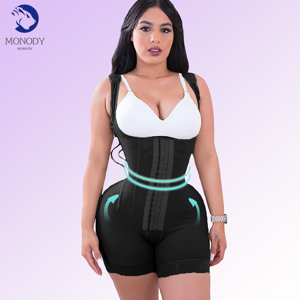 

Women's Shapers High Compression Women Corset Shapewear Post-operative Waist Trainer Butt Lifter Slimming Spanx Skims Fajas Colombianas Girdles 221201, Blue