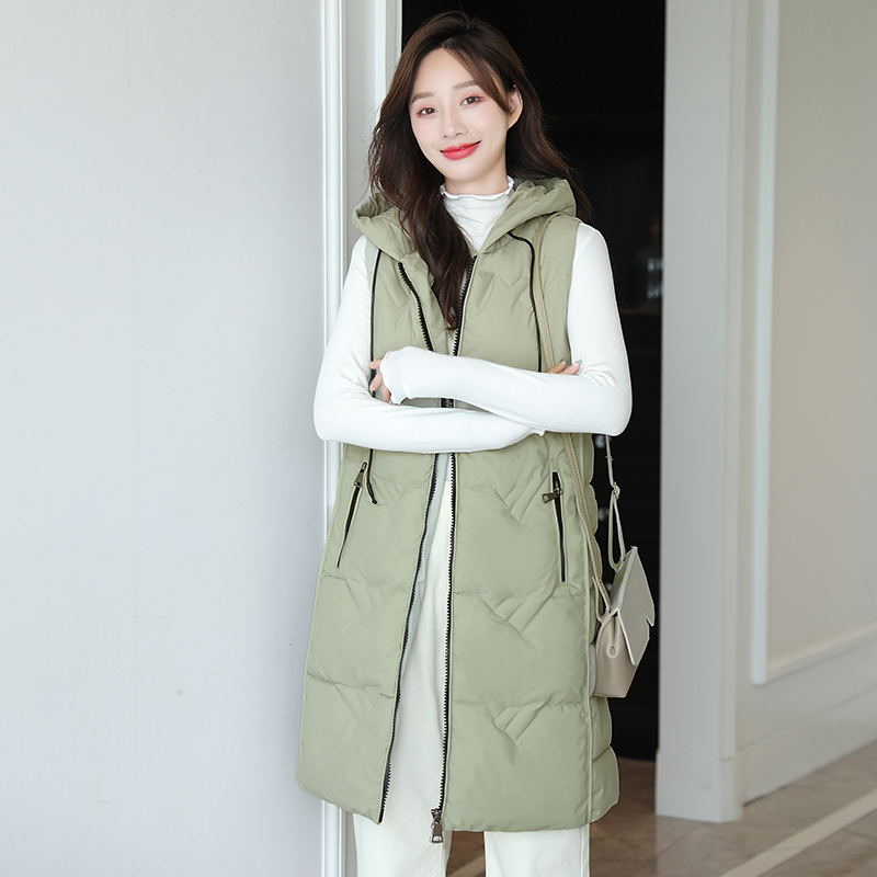 

Women's Vests Winter Vest For Women Solid Short Cotton Padded Stand Collar Women's Winter Sleeveless Waistcoat Jacket 2023 221202, Beige