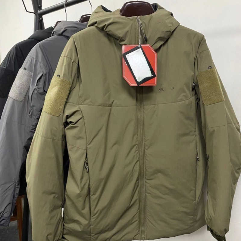 

Designer down jacket mens outdoor leisure parka coat womens arc cotton lining warm cardigan windbreaker fashionable sportswear, Black