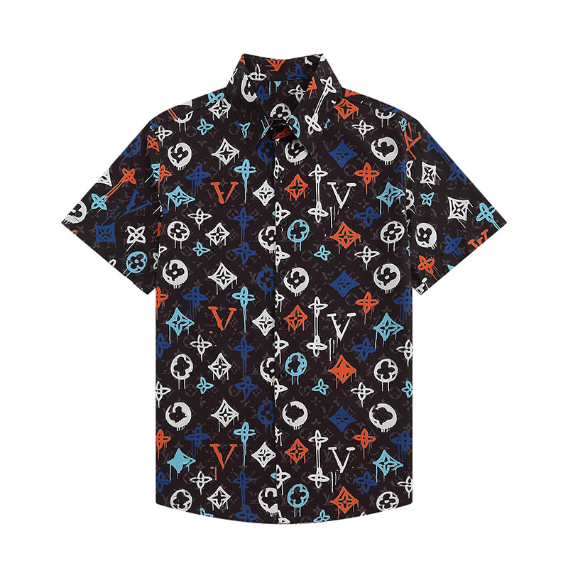 

Men's Casual Beach Shirts Men Summer Short Sleeve Silk Bowling Shirt Man Cardigan Blouse Fashion Hawaii Floral Print Button Down Dress Shirt Plus Sizes M-3XL, As picture show