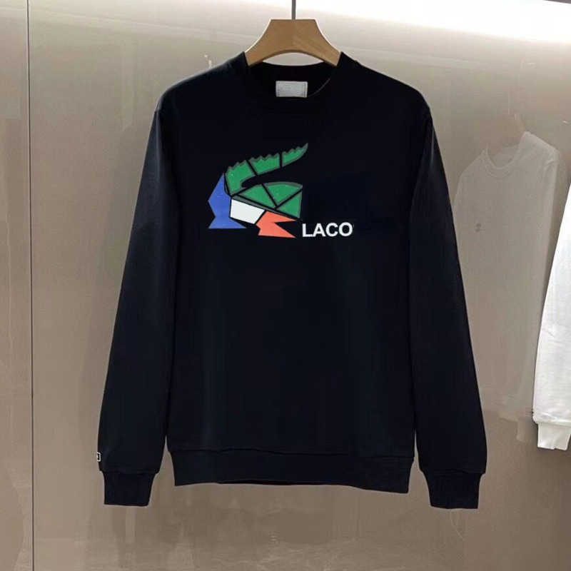 

Cotton sweater mens sweatshirt crocodile long sleeve tshirt Laco designer hoodie men women soprts pullover sweaters 4xl 5xl, White