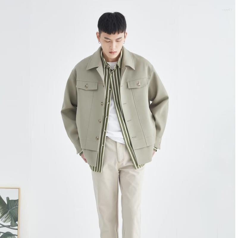 

Men's Jackets 2022 Fashion Bomber Jacket For Men Long Sleeve Baseball And Coats, Brown