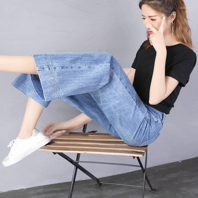 

Women's Jeans Woman Pants Denim Women's High Waist Summer Straight Loose Cropped Pantalones Vaqueros Mujer, 04