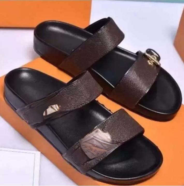 

Brand Casual Shoes designer design Slippers Sandals Summer Flats Platform Shoes Beach Sexy Leather size 35-42, #1