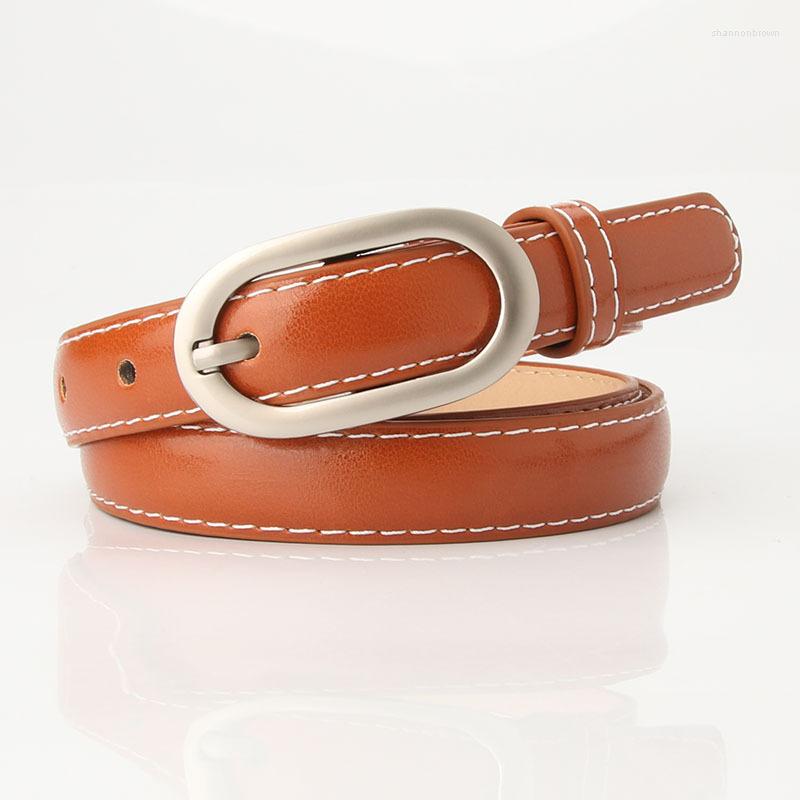 

Belts 6 Colors Fashion Female Thin Belt Women 2022 High Quality Strap Leather Trouser Girl's Ladies On Dresses PY45, White