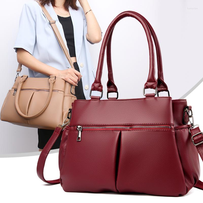 

Evening Bags 2022 High Quality Large Capacity Luxury Handbags Women Designer Shoulder Bag Sac Femme Female Crossbody Totes Bolsas, Khaki