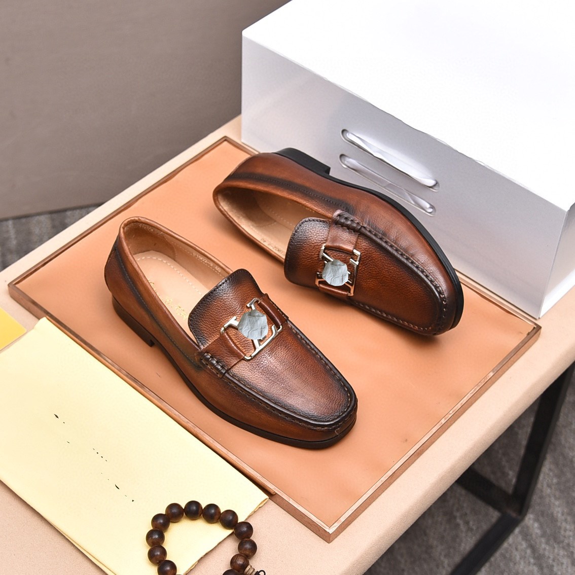 

29MODEL New Cross-border Men's Shoes Designer Business Formal Mens Leather Shoes Korean Version Lace-up Pointed Toe Shiny Youth Wild British Tre, #22