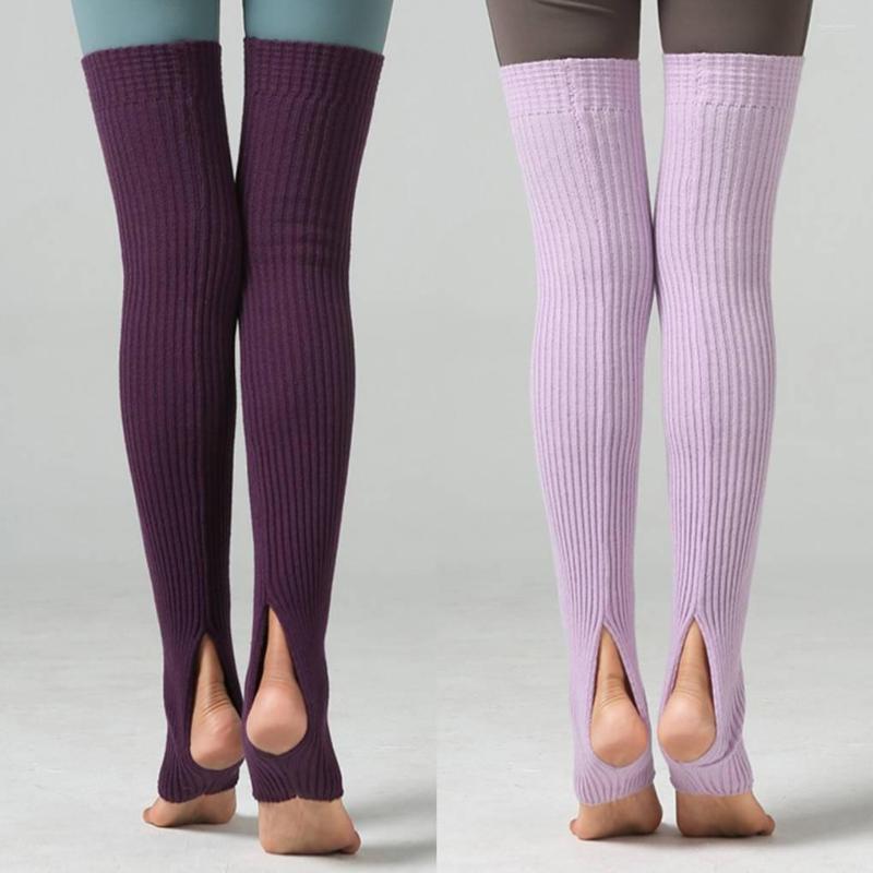 

Women Socks 1 Pair Girls Long Footless Winter Autumn Dance Ballet Stocks, B4
