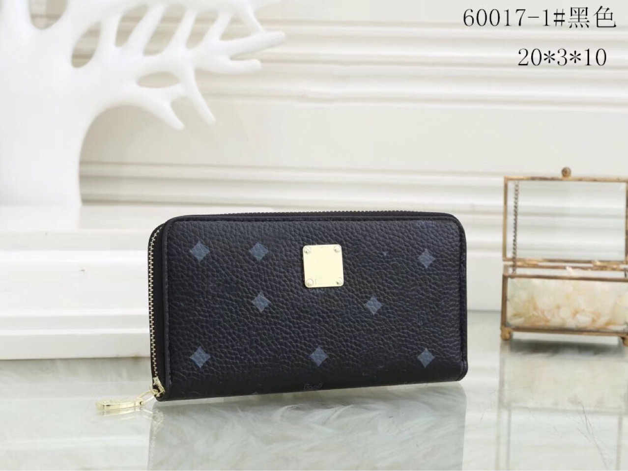 

Fashion Simple Wallet Mid-Length Zipper Wholesale Horizontal Square American Designer, Aspic