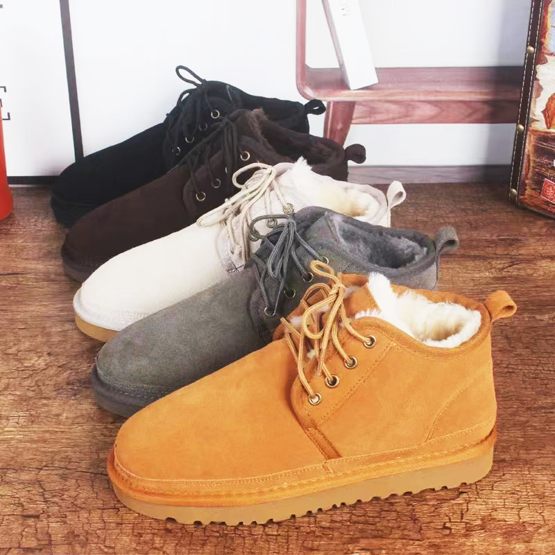 

Winter Boots Suede Boot Mens Classic Snow Women Ankle Knee Designer shoes Womens Kids Warm 2022 New Australia Australian Men Neumel Mart E1If woman Series Booties, Gray