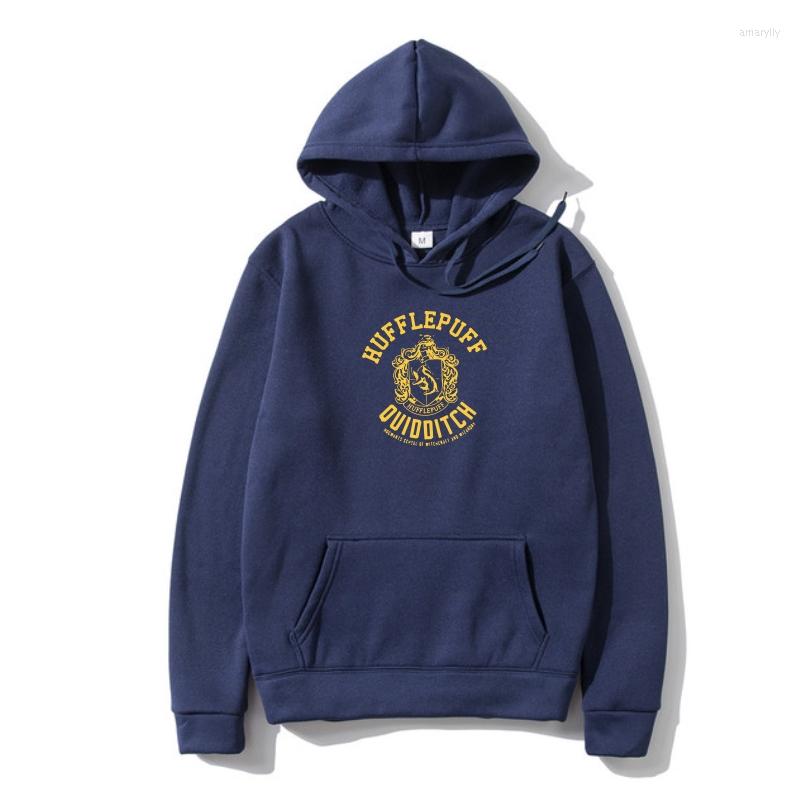 

Men's Hoodies Hufflepuff Quidditch Outerwear Men Men's Hoody Unisex Music, Orange