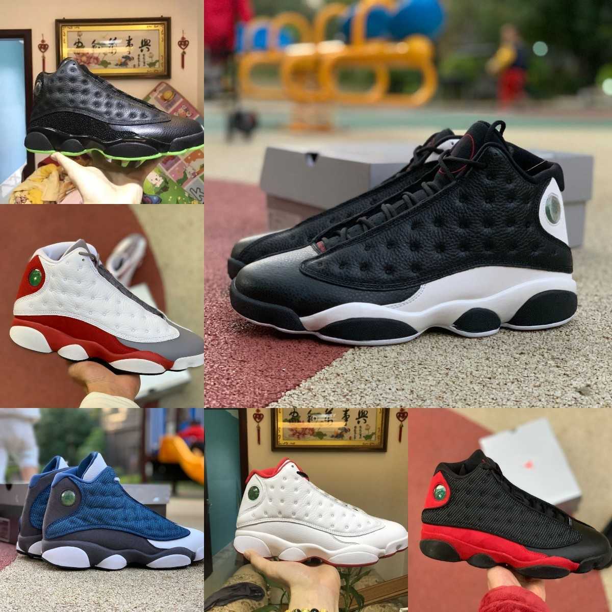 

Jumpman 13 13S Basketball Shoes Mens High Flint Bred Island Green Red Dirty Hyper Royal Starfish Got Game Black Cat Court Purple Chicago Trainer Sneakers
