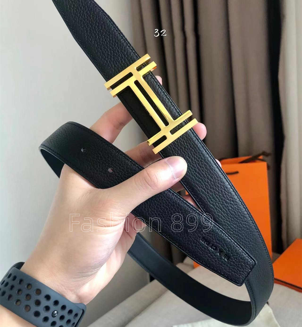 

fashion men belts for mens and women designers Togo leather classic frosted gold smooth buckle leather belt width 38 mm HE109, Customize