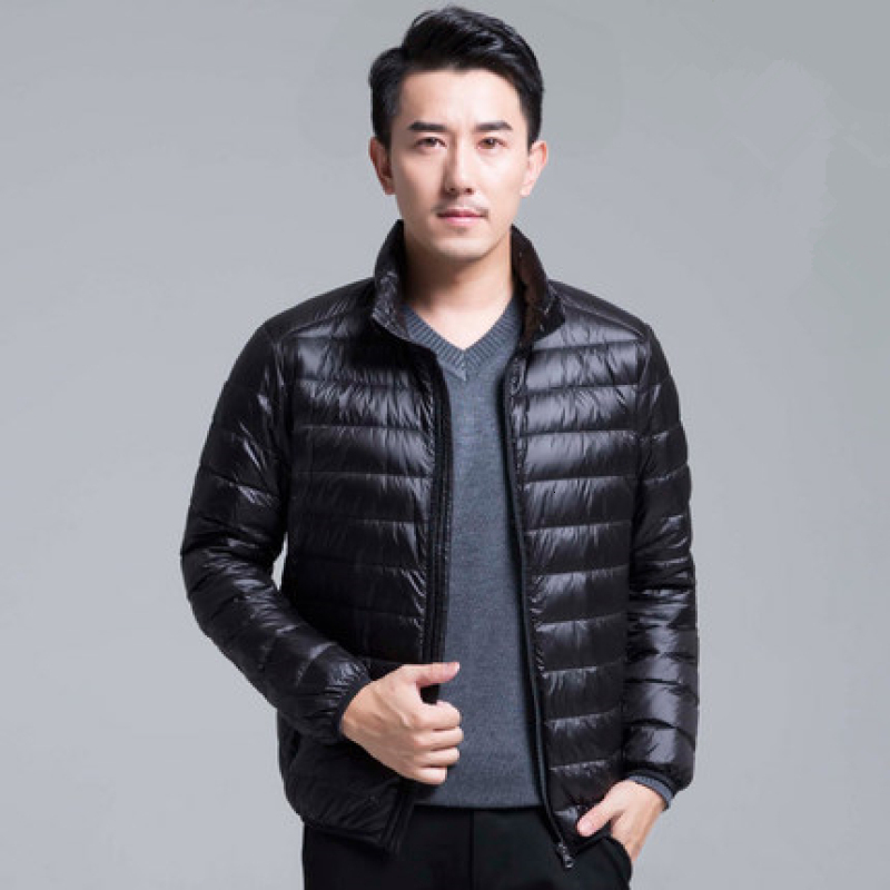 

Men's Vests Men's Jacket Youth Standing Collar Outer Down Jacket Zipper Casual Hooded Quilted Jacket with High Content White Duck Down 221202, T shirt