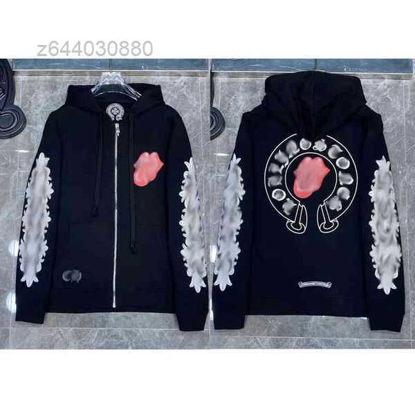 

Men' Hoodies Sweatshirts Luxury Fashion Classic Ch Zipper Women Men Loose Pullover Hooded Designer Horseshoe Sanskrit Hoodie Sweater 515cq15cq15cq