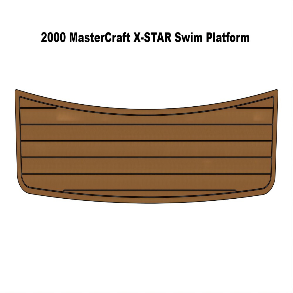 

2000 MasterCraft X-STAR Swim Platform Pad Boat EVA Faux Foam Teak Deck Floor Mat