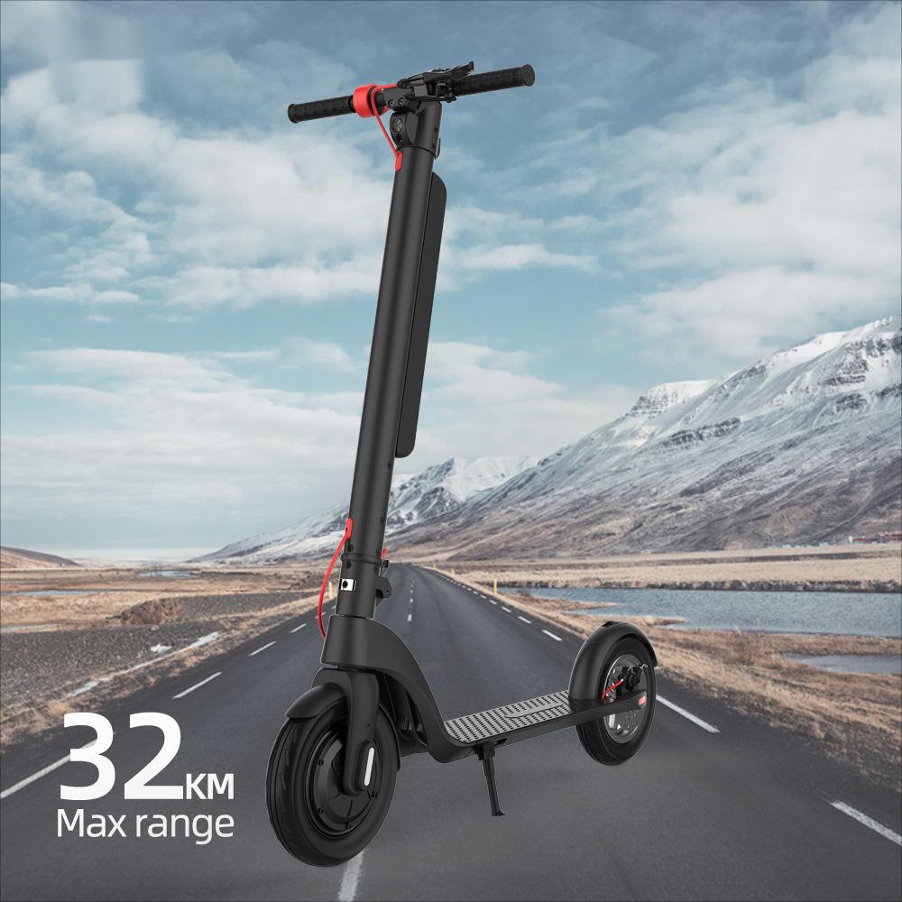

Electric Bicycle Factory direct sell max range 45KM 350W motor battery power scooter max load 100KG gps, Black
