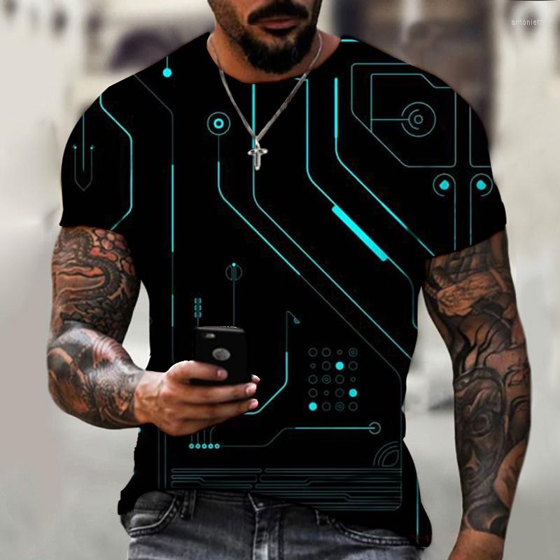 

Men's T Shirts Three-dimensional Graphic T-shirt Casual Tops Multi- 3d Printing Summer O-neck Shirt Streetwear, Dyp-422