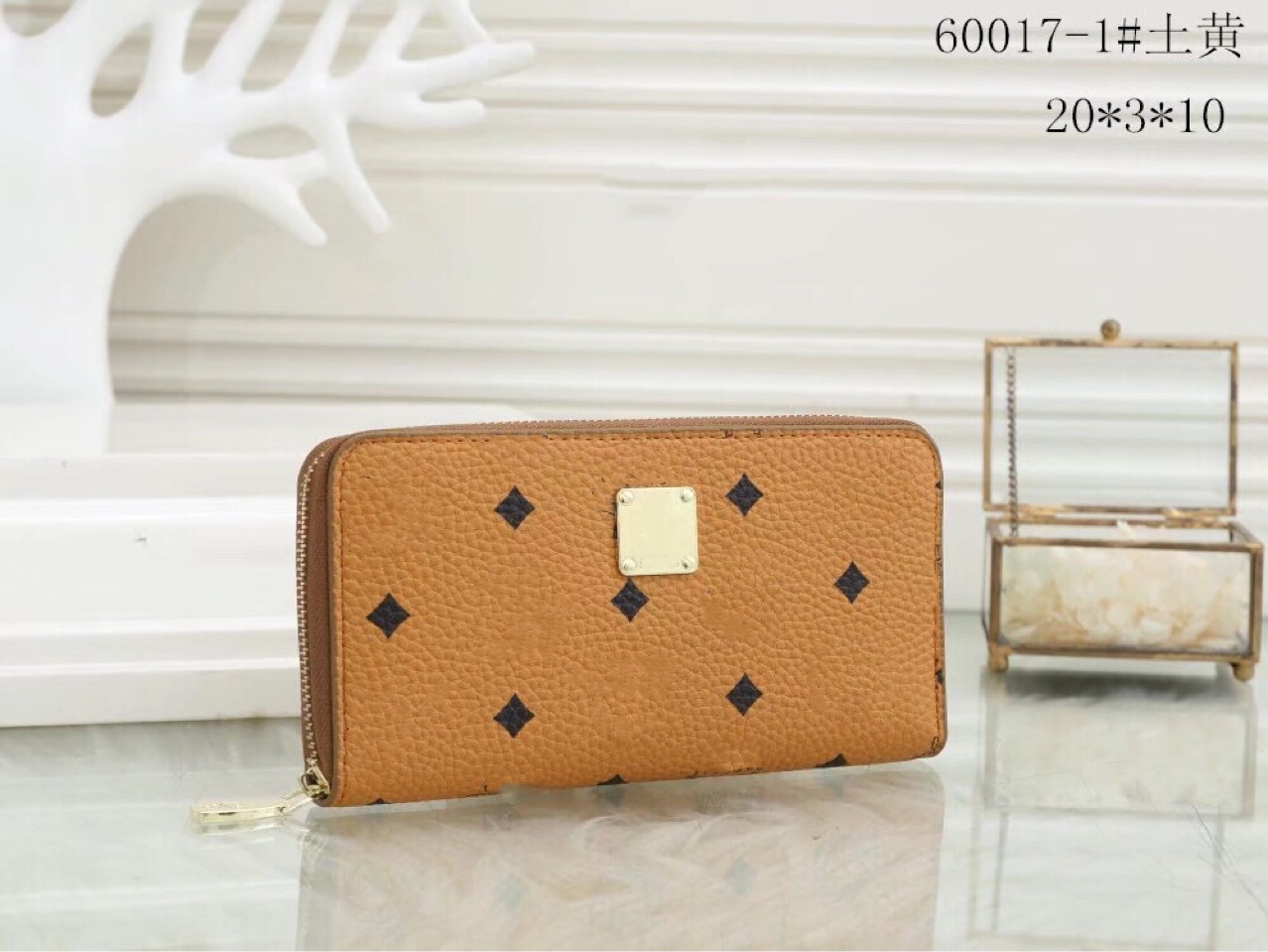 

Wild Wallet Mid-Length Zipper Wholesale Horizontal Square American Designer, Aspic