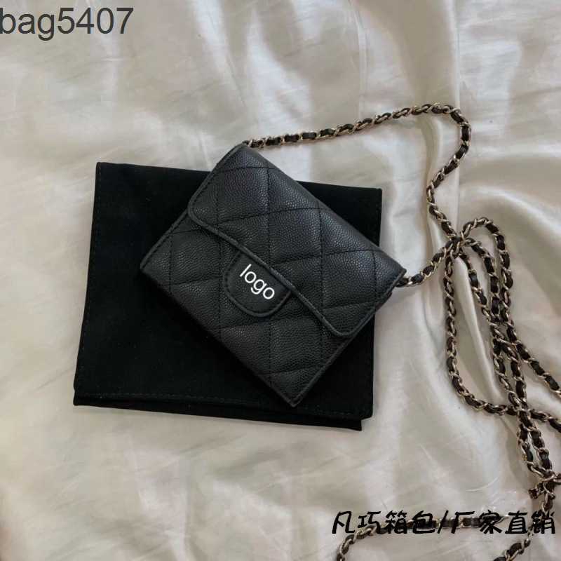 

Luxury Design Bag Ladies Purseshop Wholesale and Retail Bag Spring/summer New Style Wallet Mini Chain Fashion Crossbody Women's, Black