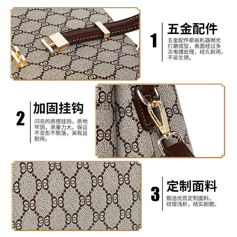 

Bags Shoulder Large New Ladies Handbag Fashion Atmosphere Messenger Bag Brown Color top, Khaki