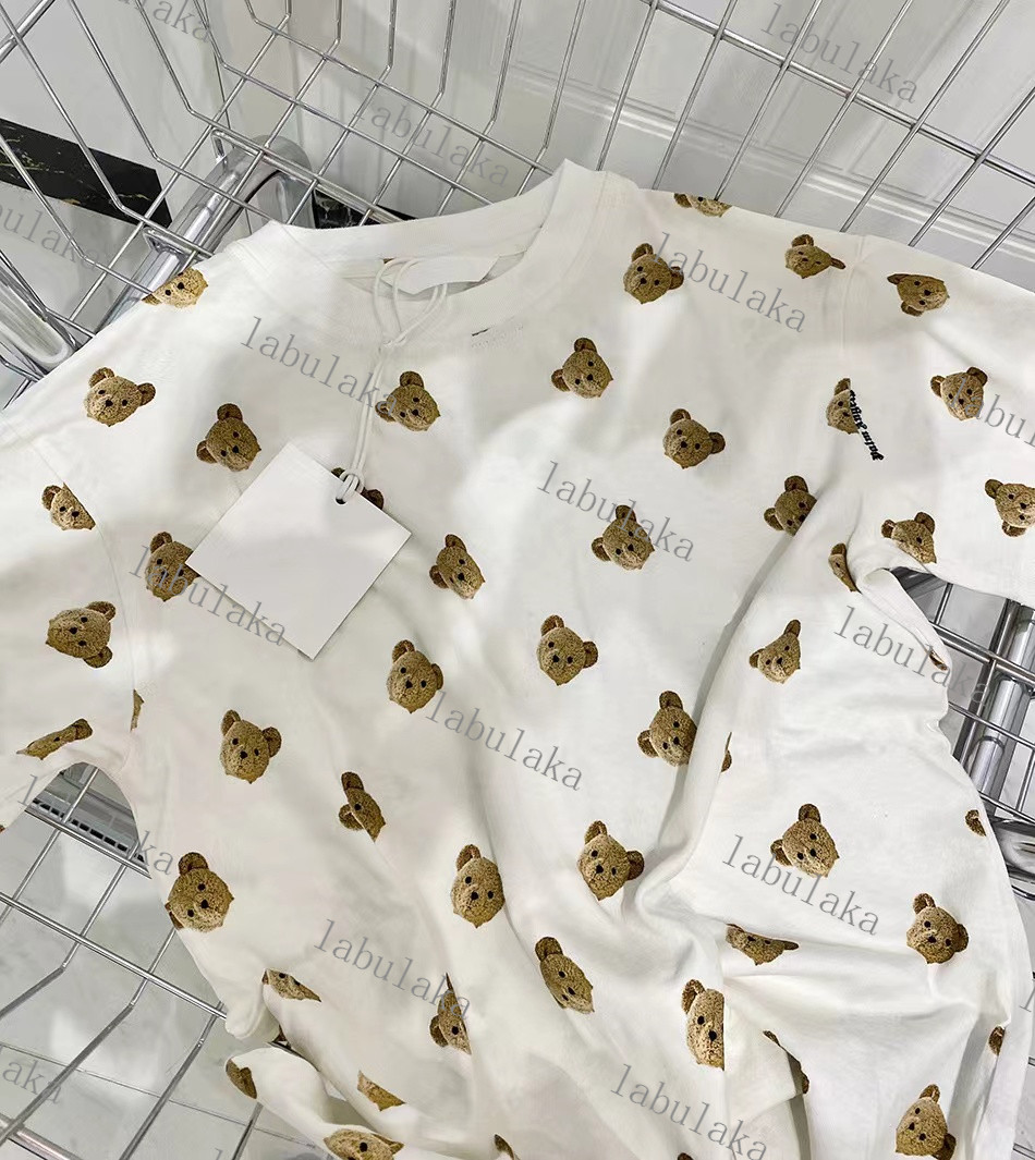 

Luxury designer top brand T-shirt broken head bear children short sleeve summer loose half sleeve fashion childrens wear kids tops boy tees girl clothing baby 2023, 1#