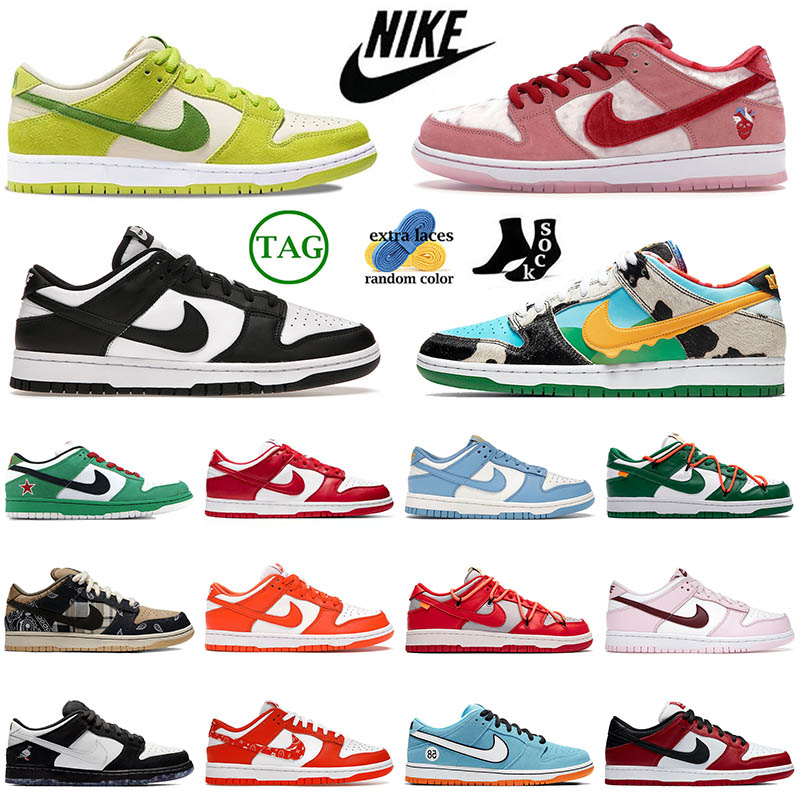 Big Size 48 Nike SB Dunk Low Running Chaussures noir blanc Chunky Dunky Universit