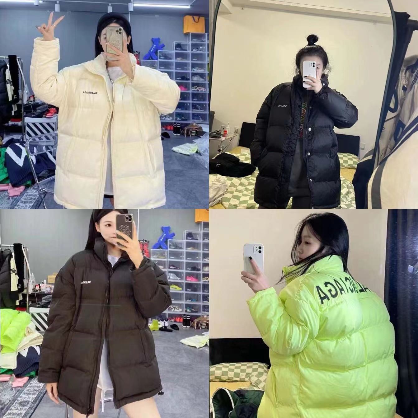 

Short loose Men's Down OU94 lightweight stand-up collar casual men's clothing simple and versatile couple fashion winter Parkas