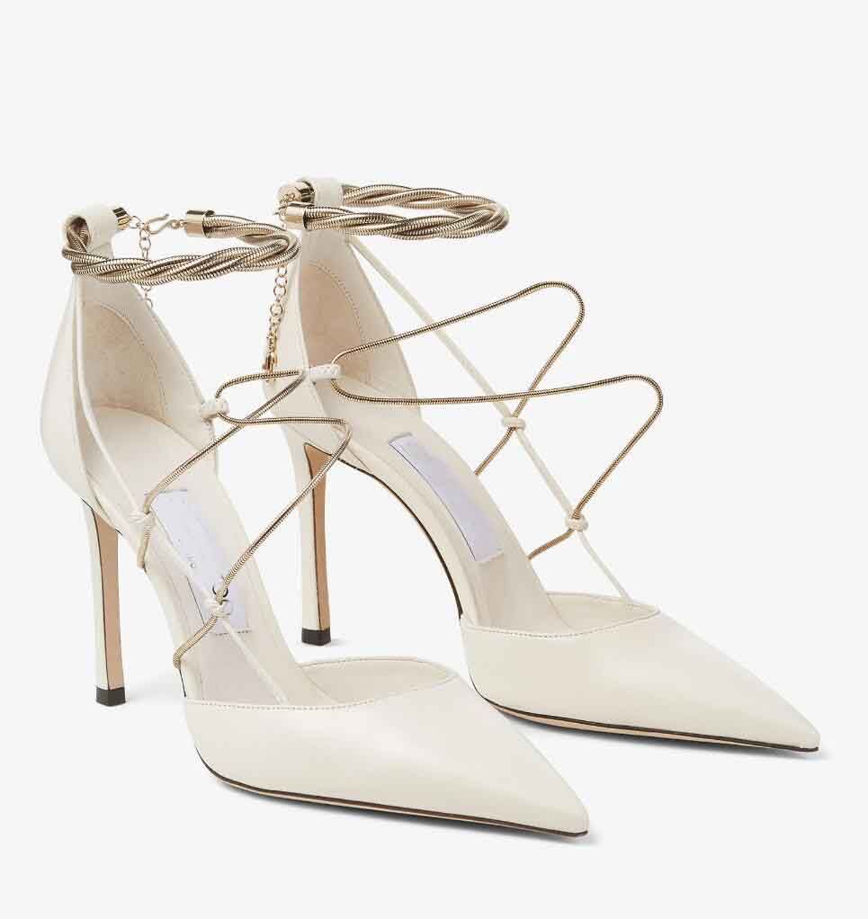 

Women 'S High Heels Dress Sandals Shoes Pumps Elegant Bridals Crystal-Embellished Peep Toe Party Wedding Original Box Sacora