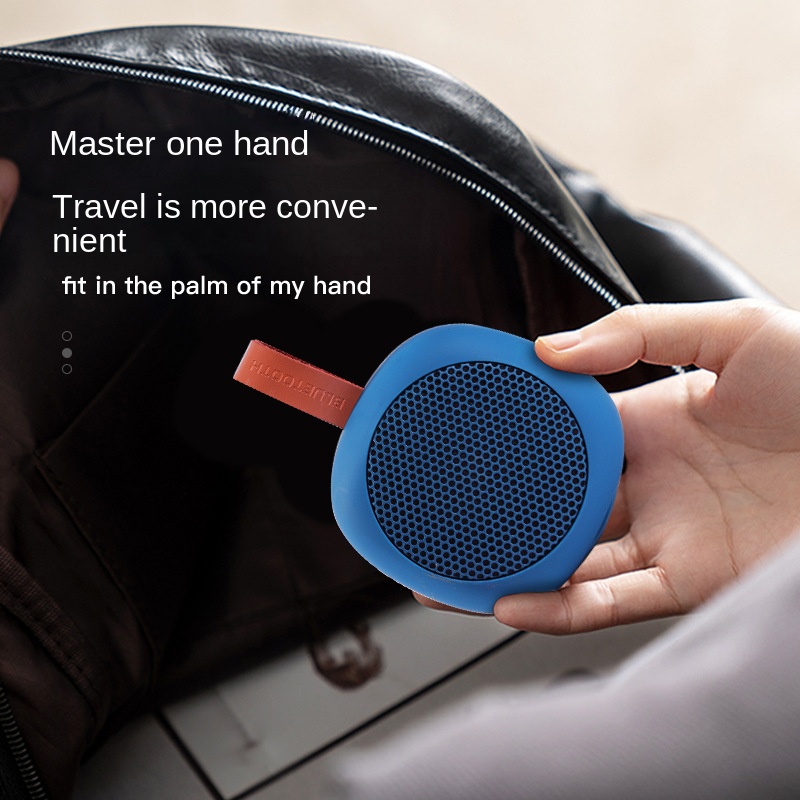 

YEZHOU Outdoor Sports bathroom shower Waterproof speaker Portable with Handle Subwoofer Creative Wireless Bluetooth Speaker Small audio