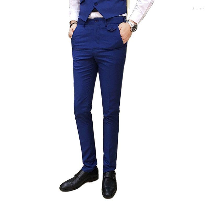 

Men' Suits 2022 Solid Color Men Suit Pants  M XL 2XL 3XL Fashion Business Mens Slim And Comfortable Man Trousers Multi-color Choice, Black