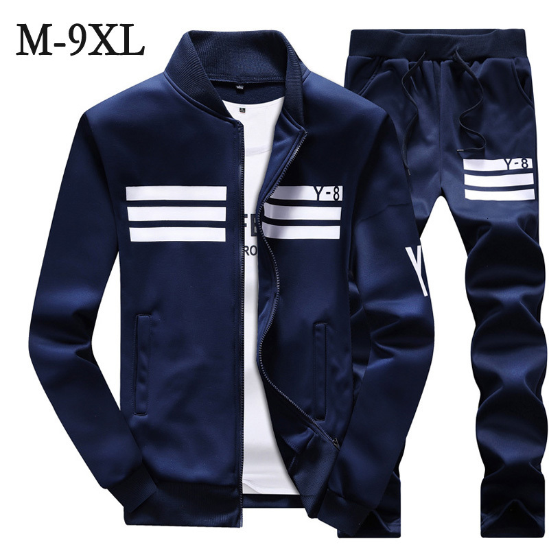 

Men's Tracksuits Casual Running Sets Suit Designer Jogger Size 9XL Baseball Sweatshirts Sportwear Pull Home Tracksuit 221202, White