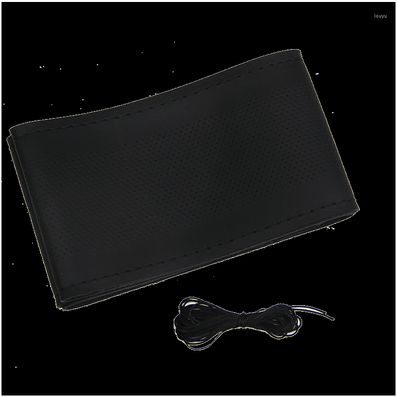 

Steering Wheel Covers Top Skin Feel Leather Cover Breathable Design / Car Woven Bag Suitable For Suv Diameter 36cm 3