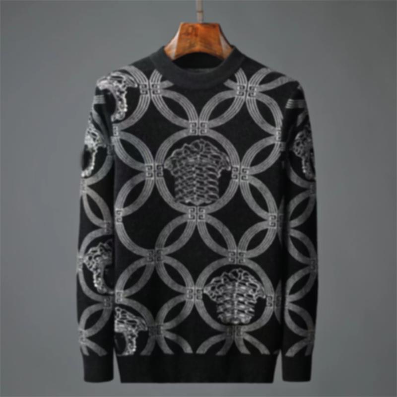 

2022 mens designer sweaters retro classic luxury sweatshirt men Arm letter embroidery Round neck comfortable high-quality jumper fashion cardigan for men1, Black