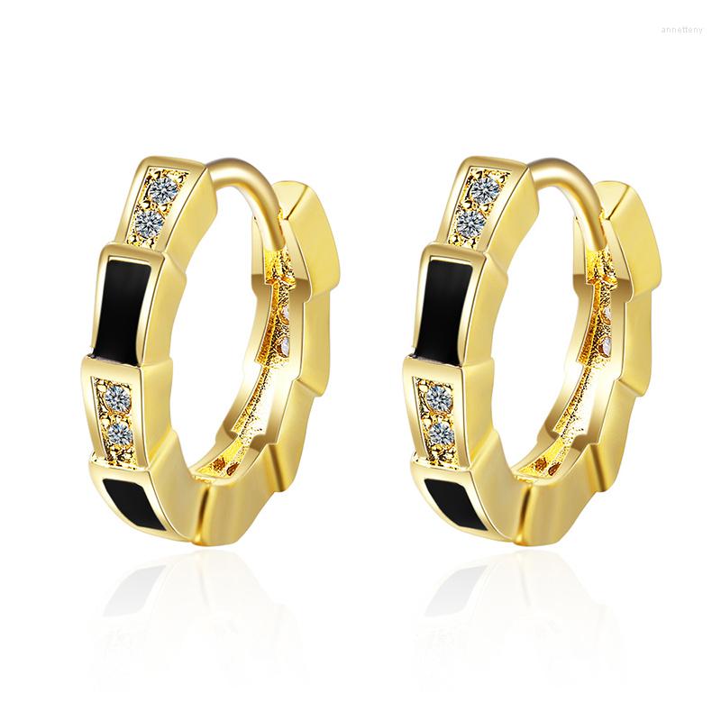 

Hoop Earrings Women's Fashion Multi-layer Small Bohemia Geometric Golden/White Huggies Charming Piercing Ear Jewelry