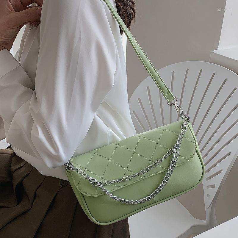 

Evening Bags Designer Pu Leather Chain Women Handbags High Quality Ladies Small Shoulder Messenger Bag Luxury Female Crossbody For, Beige