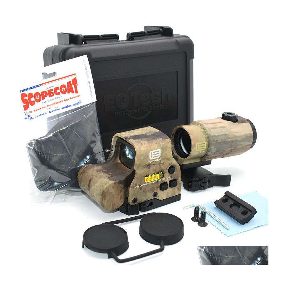 

Hunting Scopes 558 G45 5X Sight Magnifier With Switch To Side Quick Detachable Qd Mount Tactical Holographic Scope Re Dhj4T